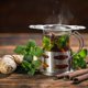 thumbnail image 2 of Coladores de té con cuencos de goteo, Infusor de té de malla, filtro de té de hojas sueltas de acero inoxidable con asas para una mejor experiencia de té, 2 of 5