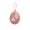 Pink, variant on Spring themed macaron style decompression keychain, macaron style bag hanging accessory with bead chain