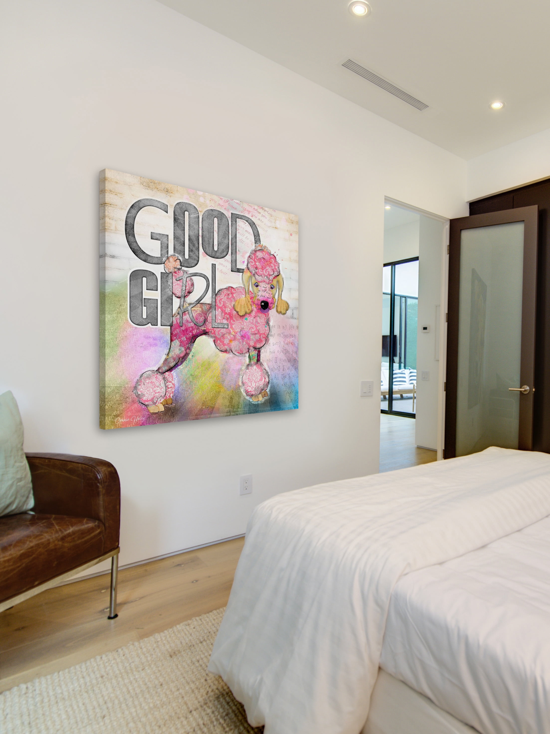 "Good Girl" Painting Print on Wrapped Canvas