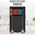 thumbnail image 3 of Airthereal Electric Tankless Water Heater, 8kW, 240 Volts - Endless On-Demand Hot Water - Self Modulates to Save Energy - Use for Faucet and Sink, Evening Tide series, 3 of 8
