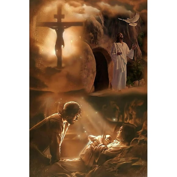 Jigsaw Wooden puzzle 500 pieces Board Jesus He Loves You Christian Family Decorations Games Toys Gifts Family Puzzle to Enjoy Adult Decompression Gift Intellective Educational Game