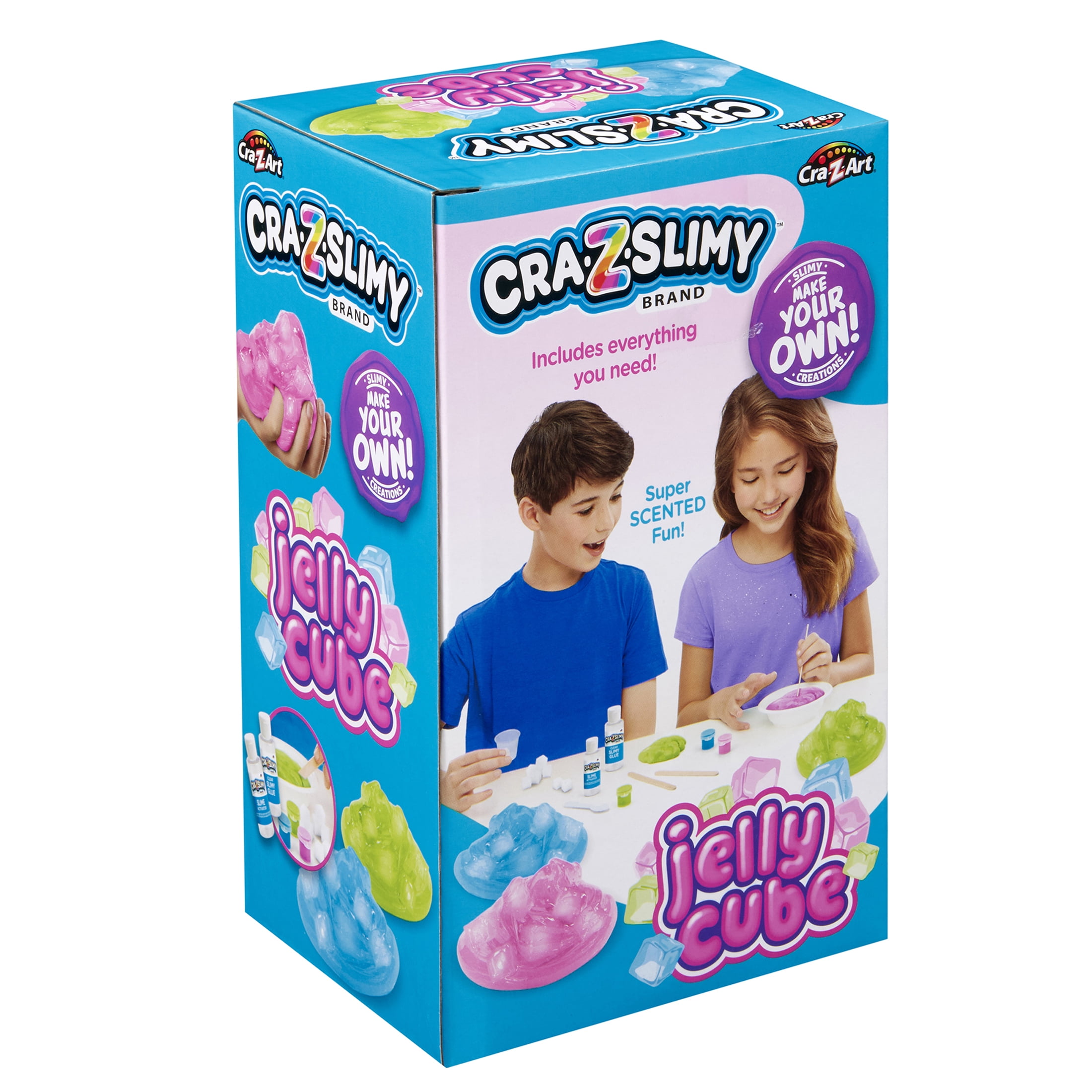 Cra-Z-Slimy Jelly Cube Scented Slime Kit for Ages 6 and Up