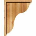 thumbnail image 3 of 8"W x 14"D x 18"H Carmel Rough Sawn Corbel w/Backplate, Western Red Cedar, 3 of 9