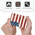 thumbnail image 4 of Haiem Vintage American Flag Pattern Decorative Wall Plates, 1-Gang 5.0" x3.0", Unbreakable Thermoplastic Faceplate Cover for Decorator Receptacle Outlet & Switch-Style V, 4 of 6