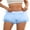 Blue, variant on Michellecmm Women Lace Bloomers Shorts Summer Layered Ruffles Elastic Short Pants