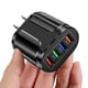 thumbnail image 2 of Cargador Usb Luminoso Para Teléfono, Cargador Portátil De 4 Puertos Y 3,1 A, Adaptador Compacto Para Enchufe De Pared, 2 of 7