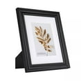 thumbnail image 3 of FungYuan 2PACK 8x10 Wood Picture Frame , Display Photo 8x10 Matted to 5x7 Wall Frame, Black, 3 of 5