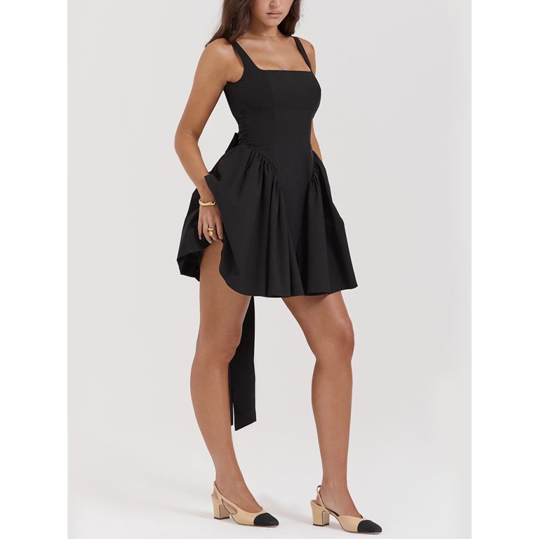 Women Fairy Dress Graduation Dress for College Square Neck Short Sleeve Lace Ruffle A Line Flare Mini Dresses - Walmart.com Women Fairy Dress Graduation Dress for College Square Neck Short Sleeve Lace Ruffle A Line Flare Mini Dresses - Walmart.com