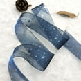 thumbnail image 2 of Estbridge Starry Sky Yarn Ribbon  Flower Packaging Bouquet Ribbon Bow Handmade DIY  1.57Inch/4cm X 5 Yards/roll - Art Supplies  Crafts & Sewing - Gift Wrapping Supplies - Gift Wrapping Ri, 2 of 7