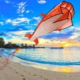 thumbnail image 1 of AGPtek 3D Kite Huge Frameless Soft Parafoil Giant Dolphin Kite, 1 of 5