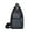 E, variant on Lilixerw Canvas Sling Bag - Small Crossbody Backpack Shoulder Casual Daypack Rucksack for Men Women