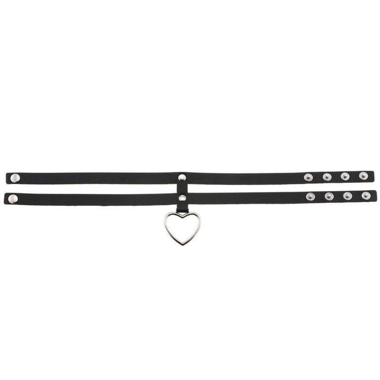 Comfortable punk choker necklace goth choker soft collar chain - Super X  Studio