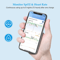 thumbnail image 5 of Open Box Wellue Wearpulse O2Max Wrist Pulse Oximeter,Wearable Bluetooth Heart Rate Monitor for High Altitude & Aviation, 5 of 13