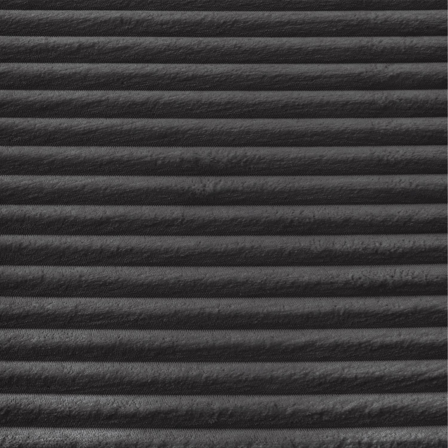 Demi Bonn 103" Cozy Corduroy Sectional Sofa with Arched Armrests, Non-Slip Base, 3 Back Cushions and 2 Throw Pillows, Full-Compression Chaise Lounge Couch Set, Gray