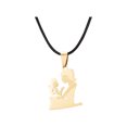 thumbnail image 1 of Jusqu'à 65% de Réduction Mère de l'Amour Micro Incrusté Pendentif en Forme de Coeur Collier Bicolore Mode Bijouterie Bagues Boucle d'Oreille Jewelry sur l'Autorisation, 1 of 1