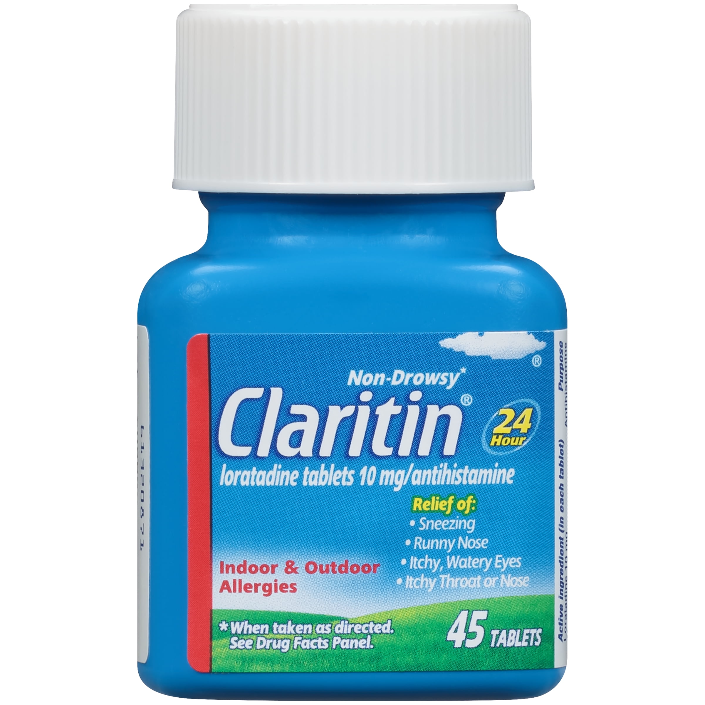 Buy Claritin 24 Hour Allergy Medicine, Antihistamine Tablets, 10 mg, 45