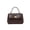 brown, variant on Genuine Leather Women's Soft Mini Flap Shoulder Crossbody Handbag