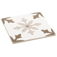 thumbnail image 4 of Istanelle Haj Gray 8-in.Encaustic Look Matte Porcelain Wall & Floor Tile, 4 of 5
