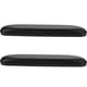 thumbnail image 2 of ColoMX 2 piezas Silla de ruedas universal Apoyabrazos largos Almohadilla Reposabrazos Cojín de repuesto Almohadilla de esponja de PVC Accesorios para el cuidado del paciente Negro, 2 of 7