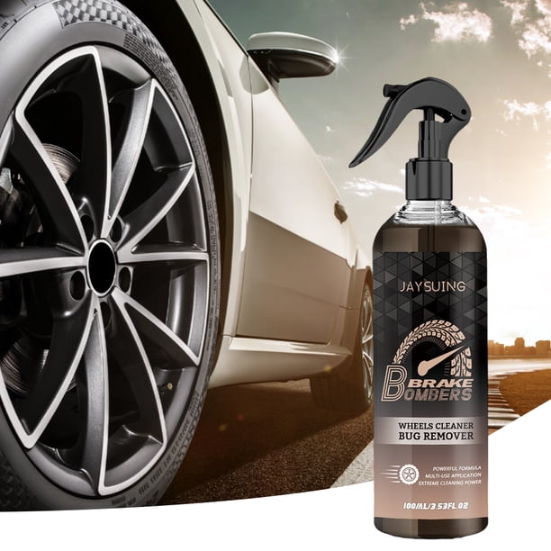 Limpiador de ruedas de coche, eliminador de insectos, 100/120ml, pulido de ruedas de coche, piezas de disco de freno líquido
