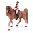 thumbnail image 4 of LeeQinersw 2x Plastic Animal Figure Horse with Rider Figurine Statue Playest Toys Gifts, 4 of 8