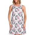 thumbnail image 1 of Xecao Robes d'Été pour Femmes, Robes Décontractées, Robes de Plage, Robes Sans Manches avec Poches, 1 of 7