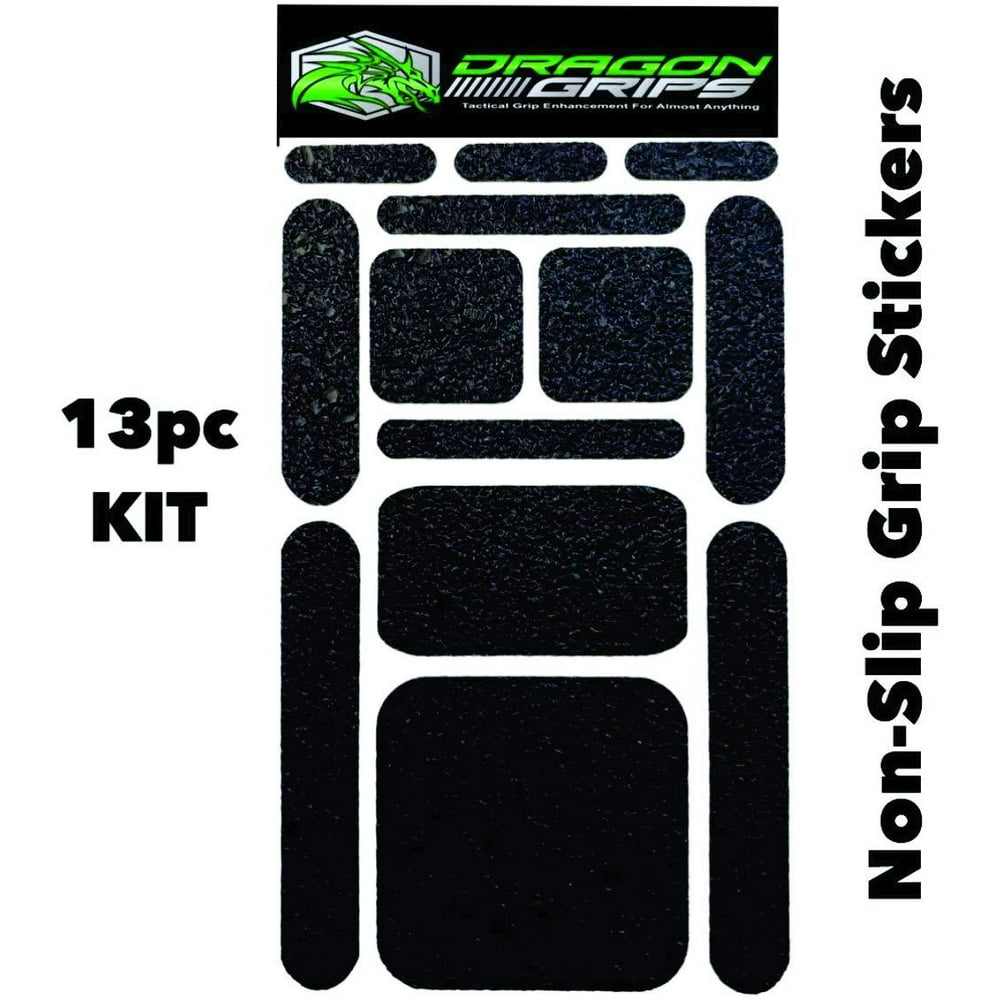 Dragon Grips cell phone grip tape sticker set 13pc black rubber grip