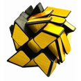 thumbnail image 1 of Tanch Espejo Rueda Velocidad Cubo 3X3 Molino de Viento Twisty Skewb Cube Puzzle Juguete Oro, 1 of 1