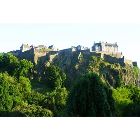 24x36 gallery poster, Edinburgh Castle seen from the North