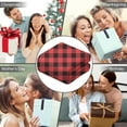 thumbnail image 5 of Wearable Blanket,Red and White Checkered Pattern Hooded Wearable Flannel Blanket for Adults & Teens,Winter Poncho Shawl Wrap Cape Cozy Anti-Pill,60"x80", 5 of 5