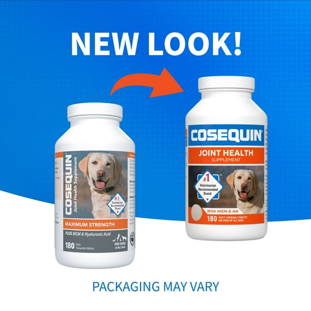 コセクイン　COSEQUIN+MSM　180錠×2 Cosequin® Chewable Tablets Plus MSM Joint Support for Dogs