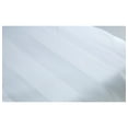 thumbnail image 2 of Oversized Flat Sheets Egyptian Cotton Sheets - 400 Thread Count 1pc White Striped Over Size Flat Sheet only 132 inch by 110 inch, 2 of 4