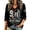 Black #031, variant on Womens 9/11 25th Anniversary Shirt 3/4 Sleeve Patriotic T Shirts | Never Forget 911 Memorial Shirt,Loose V-Neck Graphic T-Shirt,Printed American Flag T-shirt,Casual Tee Tops, 2XL