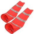 thumbnail image 1 of Dsseng 2 Pcs Drapeau de Manche à Vent Indicateurs de Direction du Vent Activités de Plein Air Déco de Cour Serpentins de Vent Chaussettes de Vent Extérieur Robuste, 1 of 6