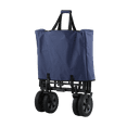 thumbnail image 3 of Tory Carrier Utility Collapsible Outdoor Cart Folding Wagon Garden Cart 220lbs Blue, 3 of 5