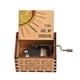 thumbnail image 3 of Cajas musicales Caja de música de madera vintage Tamaño de la palma de la mano Caja de madera con manivela Caja de música Hermoso dispositivo musical de madera tallada con melodía Eres mi sol para mam TOMSHOO Cajas musicales, 3 of 6