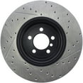 thumbnail image 3 of StopTech Sport Drilled/Slotted Brake Rotor; Front Right Fits select: 2013-2016 BMW 335, 2014-2016 BMW 435, 3 of 5