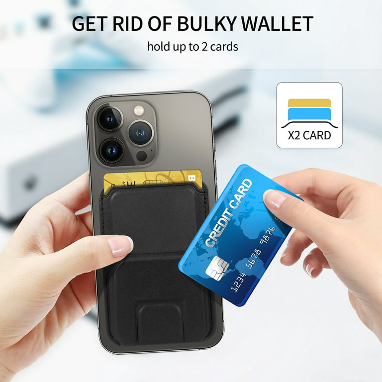 CA+ Phone Wallet Card Holder for Phone Case Sleeves Stick On Wallet for  Cell Phone Card Holder Durable Adhesive Sticker ID Credit Card Holder for  Back