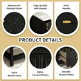 thumbnail image 5 of 30'' Bathroom Vanity with Ceramic Sink Combo, Free Standing Single Vanity Set with 5 Drawers, Solid Wood Frame Bathroom Storage Cabinet, 5 of 21