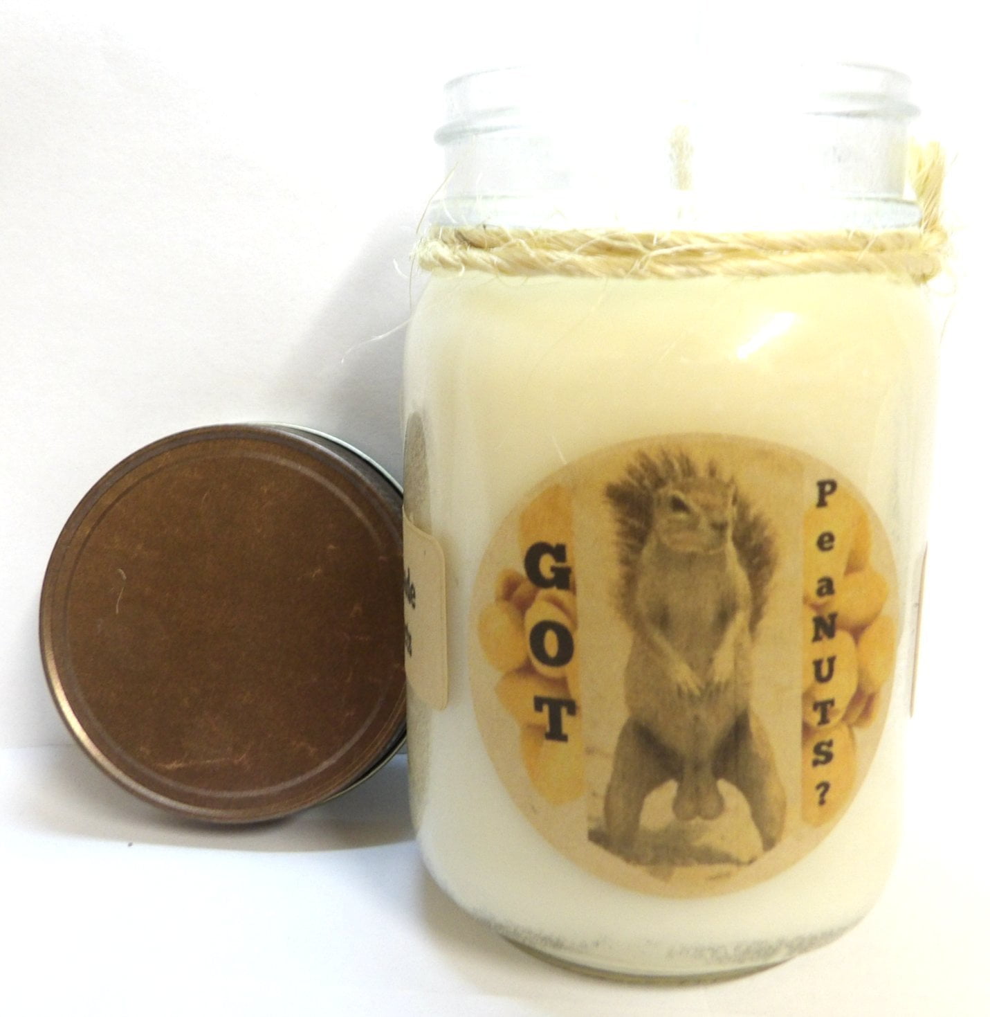 Monkey Farts & Got NUTS Set of Two 16oz All Natural Soy Candles 