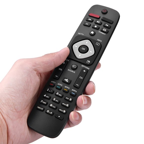 Mando A Distancia Universal para Philip TV, Mando A Distancia de Repuesto Para Philip, No Programacianos no requeridos ni configuración, Cubre Casi Todas Las Funciones del Mando A