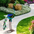 thumbnail image 4 of Arte del hierro para decoración de jardín, de piezaza, esculturas de animales de liquidación exquisitas para decoración de adornos de CUTICAT estatuas al aire libre, 4 of 8