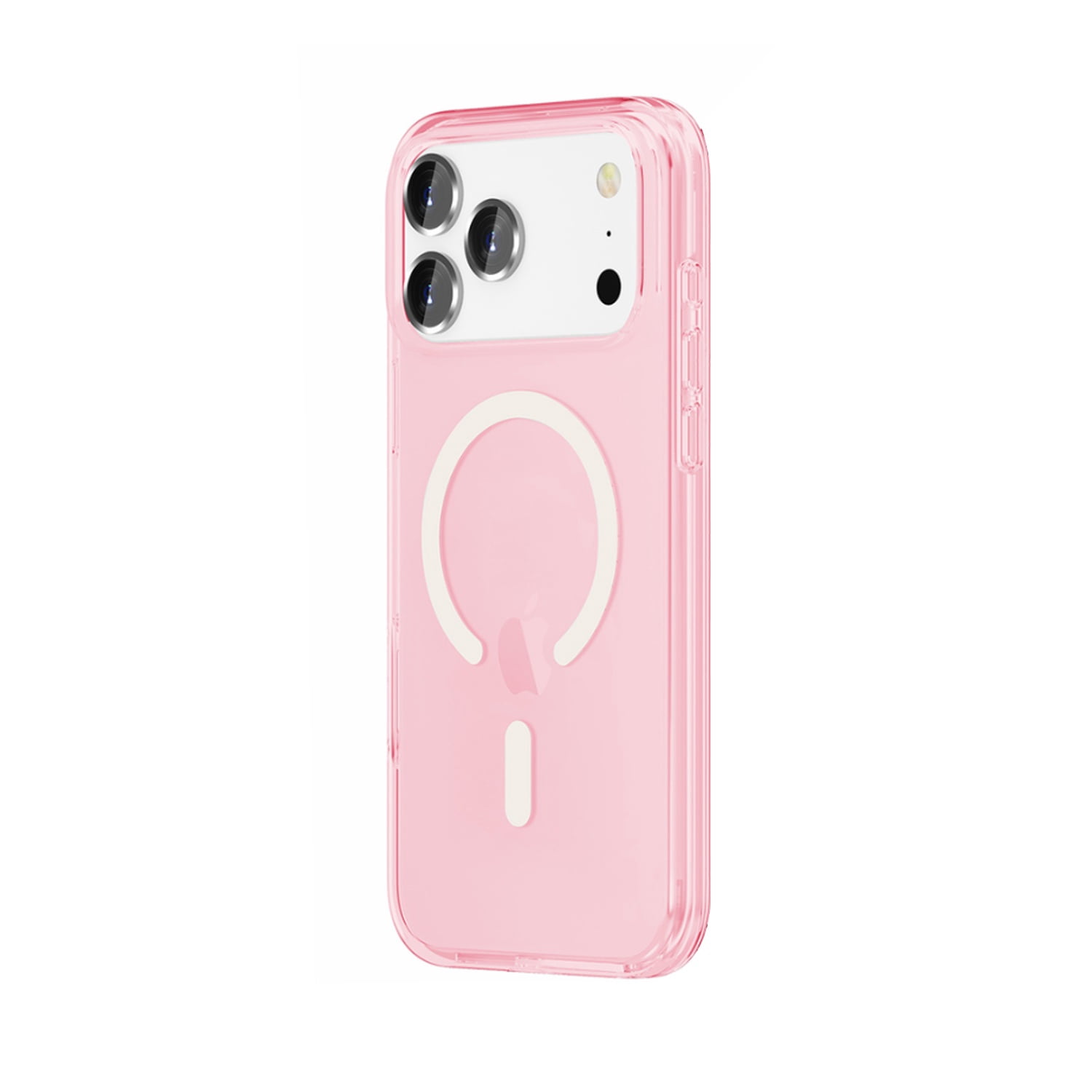 Strong Transparent Color Case with Magsafe for iPhone 17 Pro - Pink