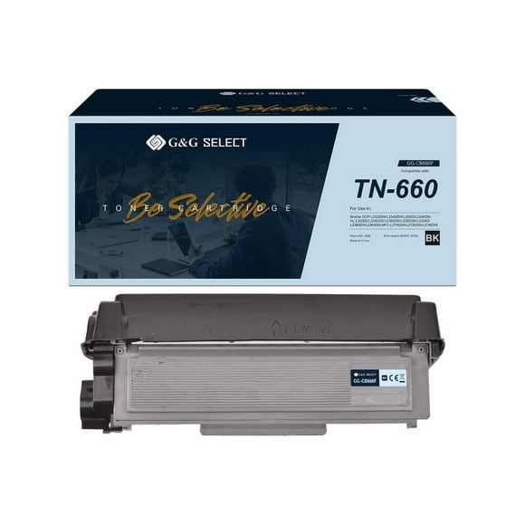 G&G Select Brother TN-660 High Yield Remanufactured Black Toner Cartridge
