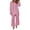 Pink, variant on 2 Piece Sets for Women Linen Button Down Shirt Wide Leg Pant 2-Piece Business Casual Co-ord Set,Sizes S-2XL