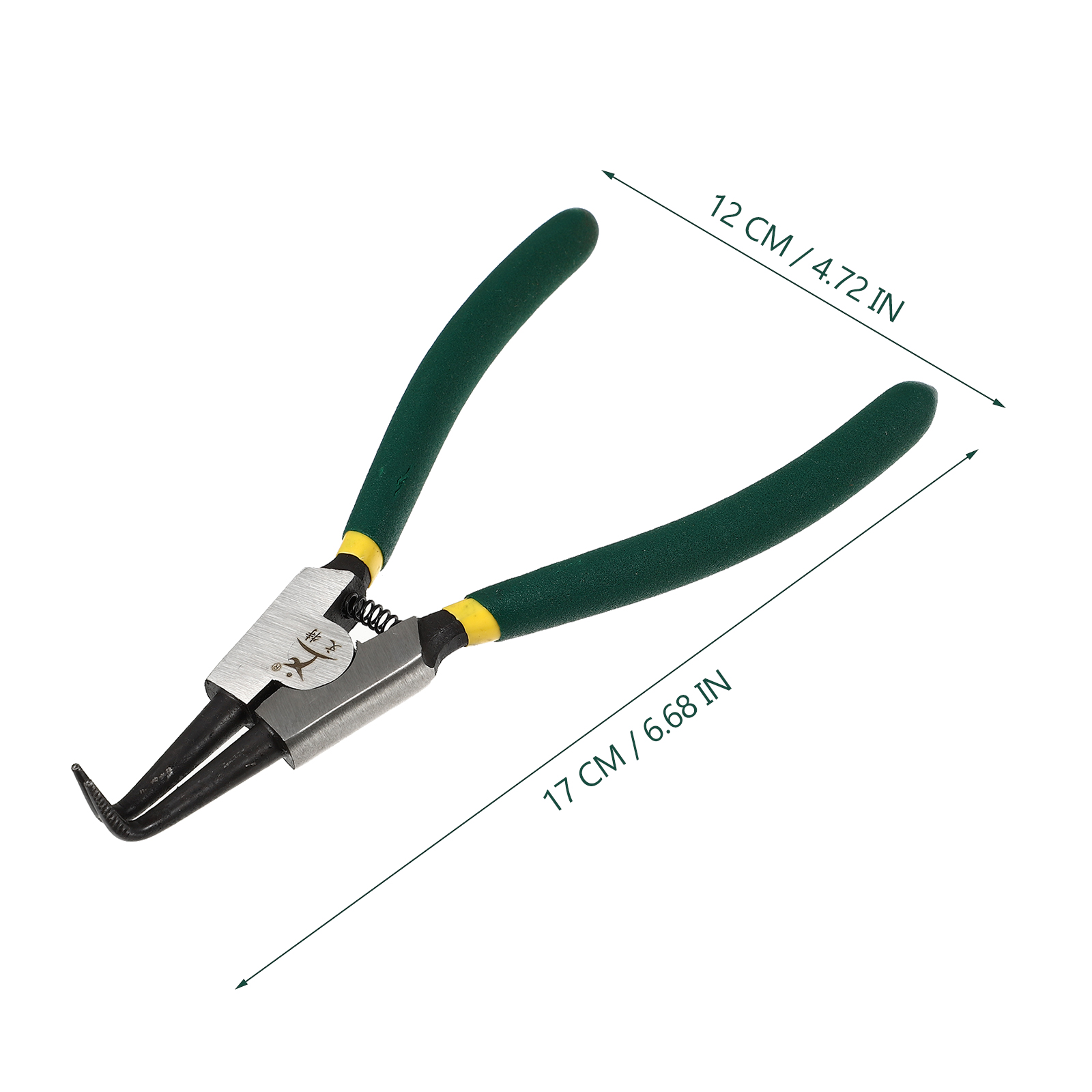 FONDOTIN 4-Piece Spring Clip Pliers Set with Precision Tips, Assorted Colors for Mechanics and Use
