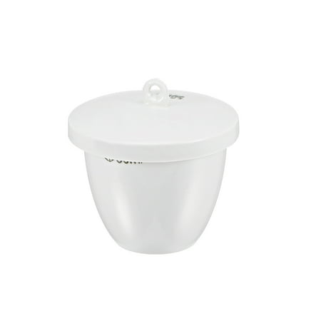 50ml Porcelain Crucible Cup with Lid for Foundry Melting Casting Refining