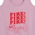 thumbnail image 3 of Disney - Firefighter Mickey - FIRE! Stacked - Women's Racerback Tank Top, 3 of 5