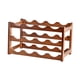 thumbnail image 4 of Estante de madera para vino tinto, decoración, material grueso, soporte para vino. 3 Capas 12 Botellas, 4 of 9