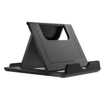 MLINS Phone Stand Tablet Stand Multi-angle Cell Phone Stand Cradle Holder Universal Foldable Tablet Phone Stand (Black)
